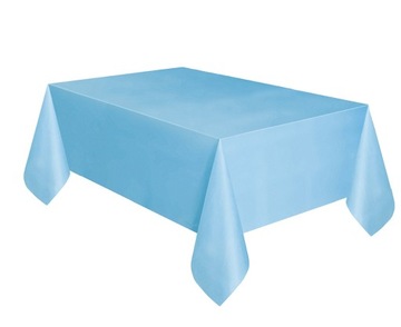 OBRUS FOLIOWY URODZINY PARTY 137 x 274cm Błękitny
