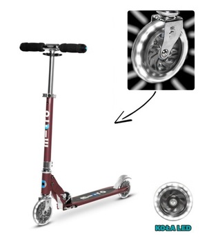 Hulajnoga Micro Sprite LED Autumn Red