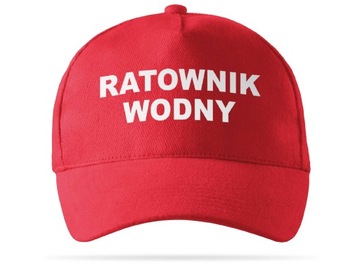 CZAPKA WOPR ODBLASKOWA WIDOCZNA wz. RATOWNIK WODNY