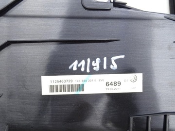 LOKETNÍ OPĚRKA CENTRÁLNÍ TUNELU MATERIÁL VW GOLF VI 6 MK6 1K5864251C