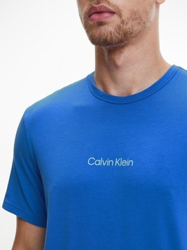 CALVIN KLEIN KOSZULKA MĘSKA T-SHIRT BLUE r. S