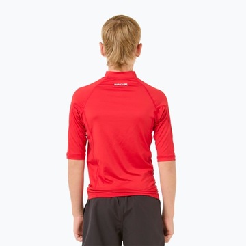 Детская купальная рубашка Rip Curl Lycra Brand Wave UPF красная 152 см
