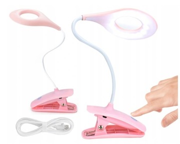 СВЕТОДИОДНАЯ ЗАЖИМНАЯ ЛАМПА, ПОРТАТИВНАЯ, USB+КАБЕЛЬ