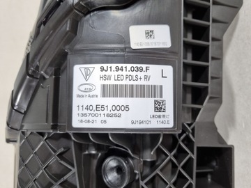 PORSCHE TAYCAN 9J1 FULL LED SVĚTLO LEVÝ PRAVÁ PŘEDNÍ SVĚTLOMET EUR -