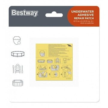 Bestway Zestaw naprawczy ŁATKI samoprzylepne 62068