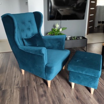 DREWNIANE NOGI DO FOTELA USZAK ZESTAW Z KOLEKCJI EXPRESS