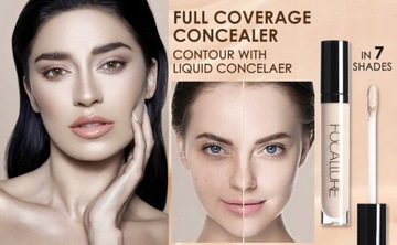 FOCALLURE 7 Colors Liquid Face Concealer Crea