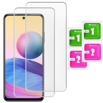 2x SZKŁO HARTOWANE DO XIAOMI REDMI NOTE 10 5G / NOTE 10 4G SZYBA OCHRONNA