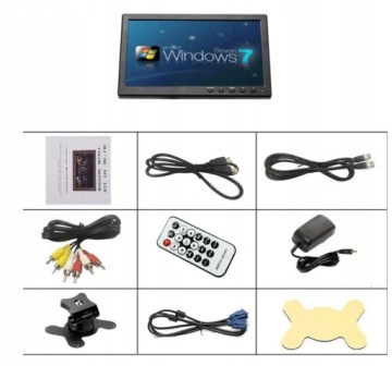 АВТОМОБИЛЬНЫЙ МОНИТОР 10,1 ДЮЙМОВЫЙ ОТДЕЛЬНО СТОЯЩИЙ ЖК-дисплей HD HDMI