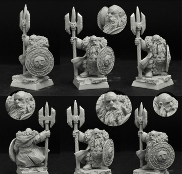 Scibor 28FM0195 Figurka Ice Stronghold Dwarf 28mm