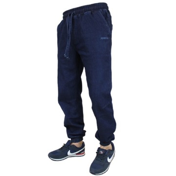 PROSTO jogger PAZY jeans spodnie navy od ARI roz M