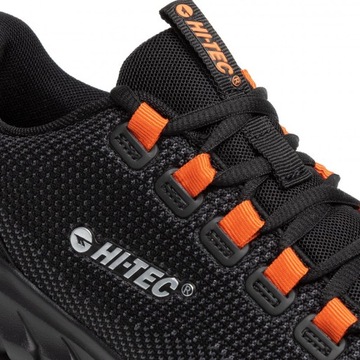 BUTY SPORTOWE MĘSKIE WYGODNE SNEAKERSY PÓŁBUTY LEKKIE CZARNE HI-TEC r. 46