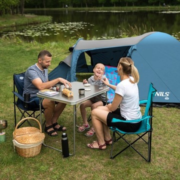 NC6012 СИНЕ-СЕРАЯ ТРЕККЕРНАЯ ПАЛАТКА NILS CAMP