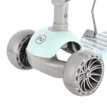 ДЕТСКИЙ САМОКАТ С СЕДЛОМ И ОСВЕЩАЮЩИМИ КОЛЕСАМИ