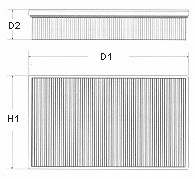 CHAMPION U641/606 FILTR VZDUCHU