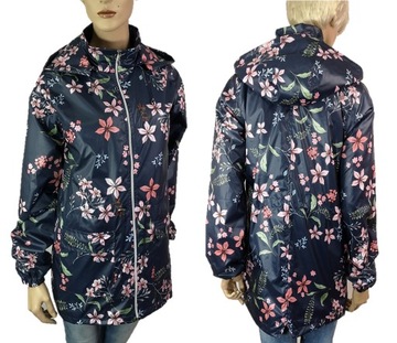 KURTKA PRZECIWDESZCZOWA WIATRÓWKA KWIATY 2XL 48 50