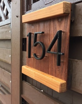 металлический НОМЕР ДОМА ТИРЕ ЗНАК 12,5см