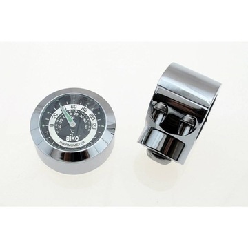 МОТОЦИКЛЬНЫЙ ТЕРМОМЕТР ДЛЯ РУЛЯ, ХРОМ (130)