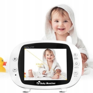 elektroniczna niania kamera monitor oddechu FullHD