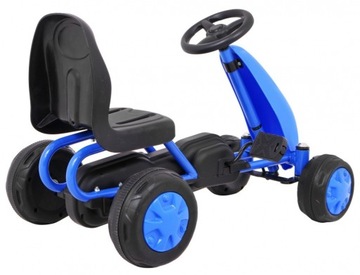 Gokart dla najmłodszych niebieski