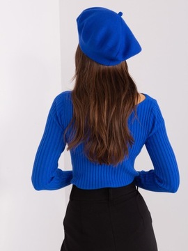 БЕРЕТ ЖЕНСКИЙ одноцветный с антенной КАШМИР