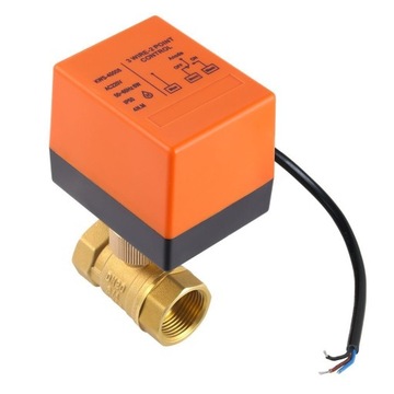 ELEKTROZAWÓR KULOWY 3/4 cal z siłownikiem 230V DN20 siłownik wody woda