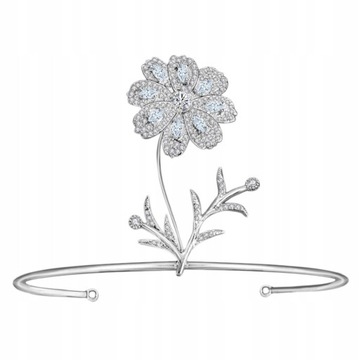 1PC Flower Headband Wedding Bridal Rhinestone Flow