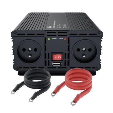 АВТОМОБИЛЬНЫЙ ИНВЕРТОР 12 В 230 В 1000 Вт/2000 Вт SINUS MODIF. КОМПЬЮТЕРНЫЙ ОБОГРЕВАТЕЛЬ