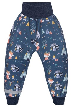 ДОЖДЕВЫЕ БРЮКИ SOFTSHELL OUTDOOR бохо, лиса, типи, сканди, размер 92