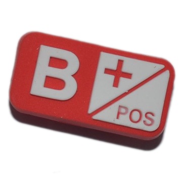 Medyczne - Przypinka do butów - Grupa krwi B+ 4320