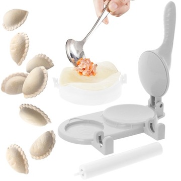 MASZYNKA FORMA DO ROBIENIA LEPIENIA PIEROGÓW PIEROGARKA 2w1