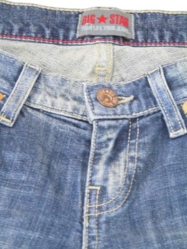 MARKOWE SPODENKI JEANS -W 27 - JEANSOWE, BIG STAR