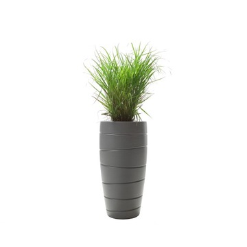 Donica Lamela PASSA śr. 40cm wys. 78cm kol. ANTRACYT