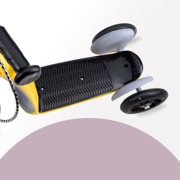 OUTLET MoMi ELIOS 2in1 ТРЁХКОЛЕСНЫЙ САМОКАТ - LED - желтый