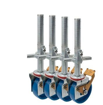 ZESTAW ROLEK JEZDNYCH Z REGULACJĄ KOŁA 150mm 4 szt 914323 KRAUSE ClimTec