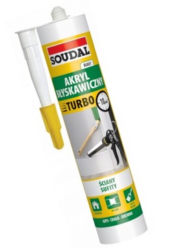 Soudal Akryl Błyskawiczny Express Biały 280 ml