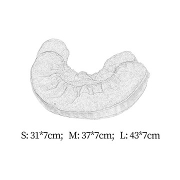 Темно-розовый чехол для коньков Soft Ice L