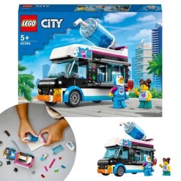 LEGO CITY ПИНГВИН ФУРГОН С СЛЯЬЮ 60384