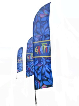 РЕКЛАМНЫЙ ФЛАГ WINDER ПЛЯЖНЫЙ ФЛАГ KREATOR 230см