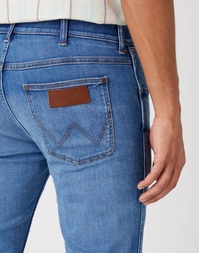 Męskie spodnie jeansowe proste Wrangler GREENSBORO W34 L32