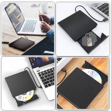 ВНЕШНИЙ USB 3.0 ЗАПИСЫВАТЕЛЬ CD-R/DVD-ROM/RW ПОРТАТИВНЫЙ ПРОИГРЫВАТЕЛЬ