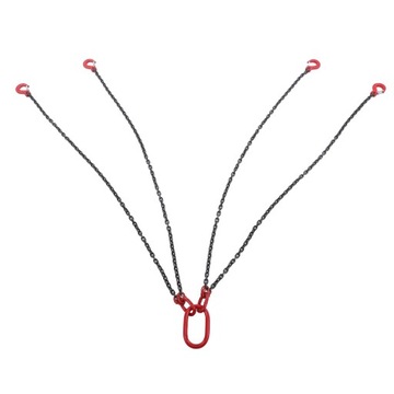 Цепной строп 1,5 м, 4-х ветвевой стальной подъемный строп для строительной площадки завода