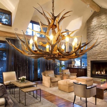 Rustic Antler Chandelier Large Deer Chandelier