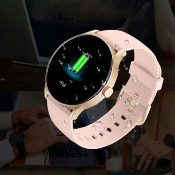 ЧАСЫ ЖЕНСКИЕ SMARTWATCH, розовые, спортивные, в подарок СОЕДИНЕНИЯ