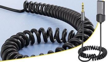 TRANSMITER BLUETOOTH FM SAMOCHODOWY ODBIORNIK AUDIO ADAPTER DO AUX USB 5.0