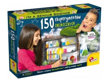 Zestaw naukowy I'M A Genius 150 eksperymentów