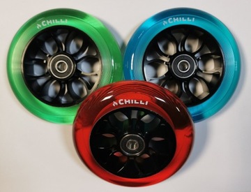 Колесо для самоката Chilli Reaper 110 мм прозрачное.