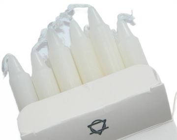 СОЕВАЯ БЕЛАЯ РИТУАЛЬНАЯ СВЕЧА 1 ШТ, ГАРМОНИЯ И ЗАЩИТА