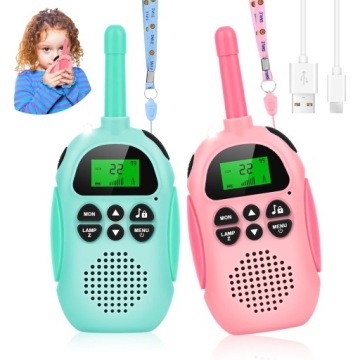 Walkie Talkie Krátké vlnovky Sada pro děti Dárek Velký dosah 2 kusy
