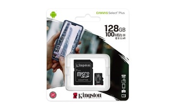 Карта Kingston Canvas Select Plus SDCS2/128 ГБ + реклама